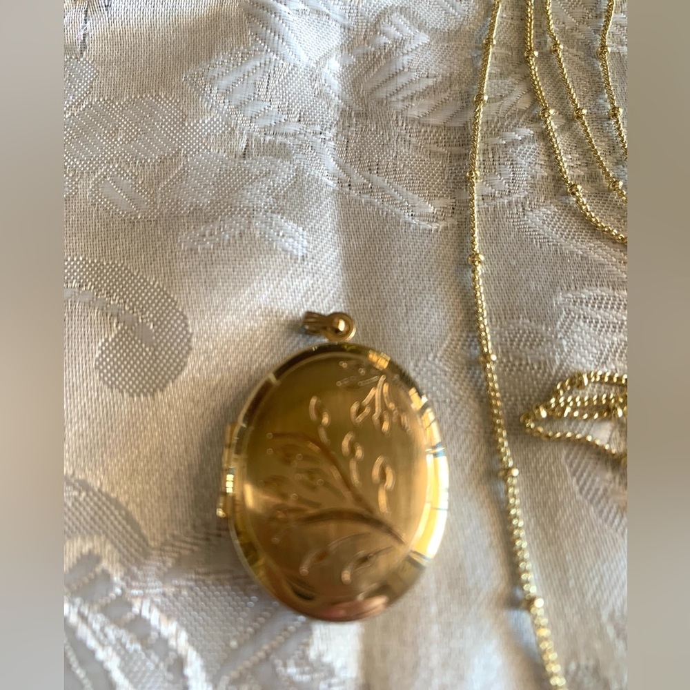 Origami Owl Goldtone Locket and Chain